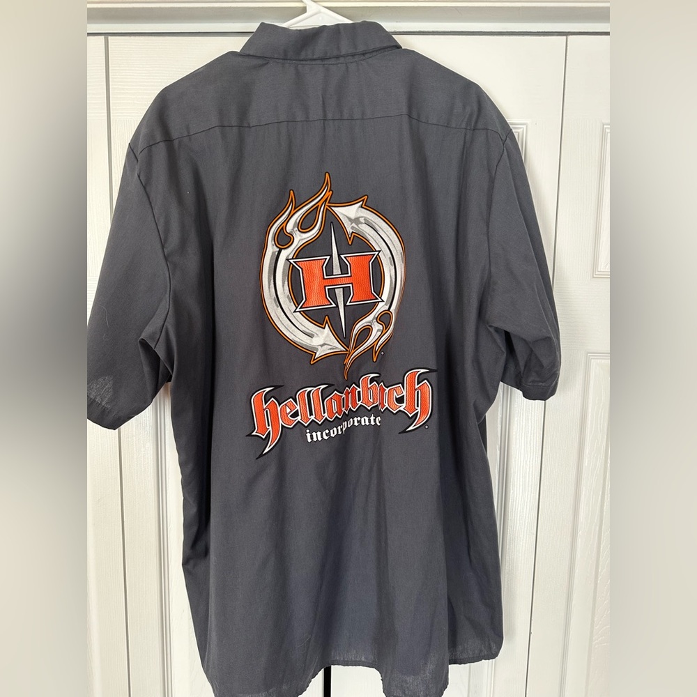 Dickies Grey 3D "Hellanbach" Work Shirt 2XL